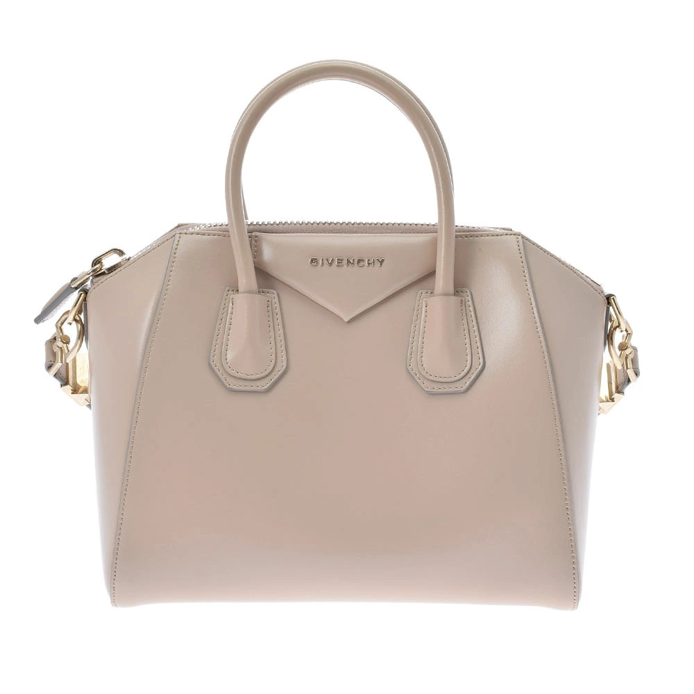 GIVENCHY Antigona Beige Leather Handbag